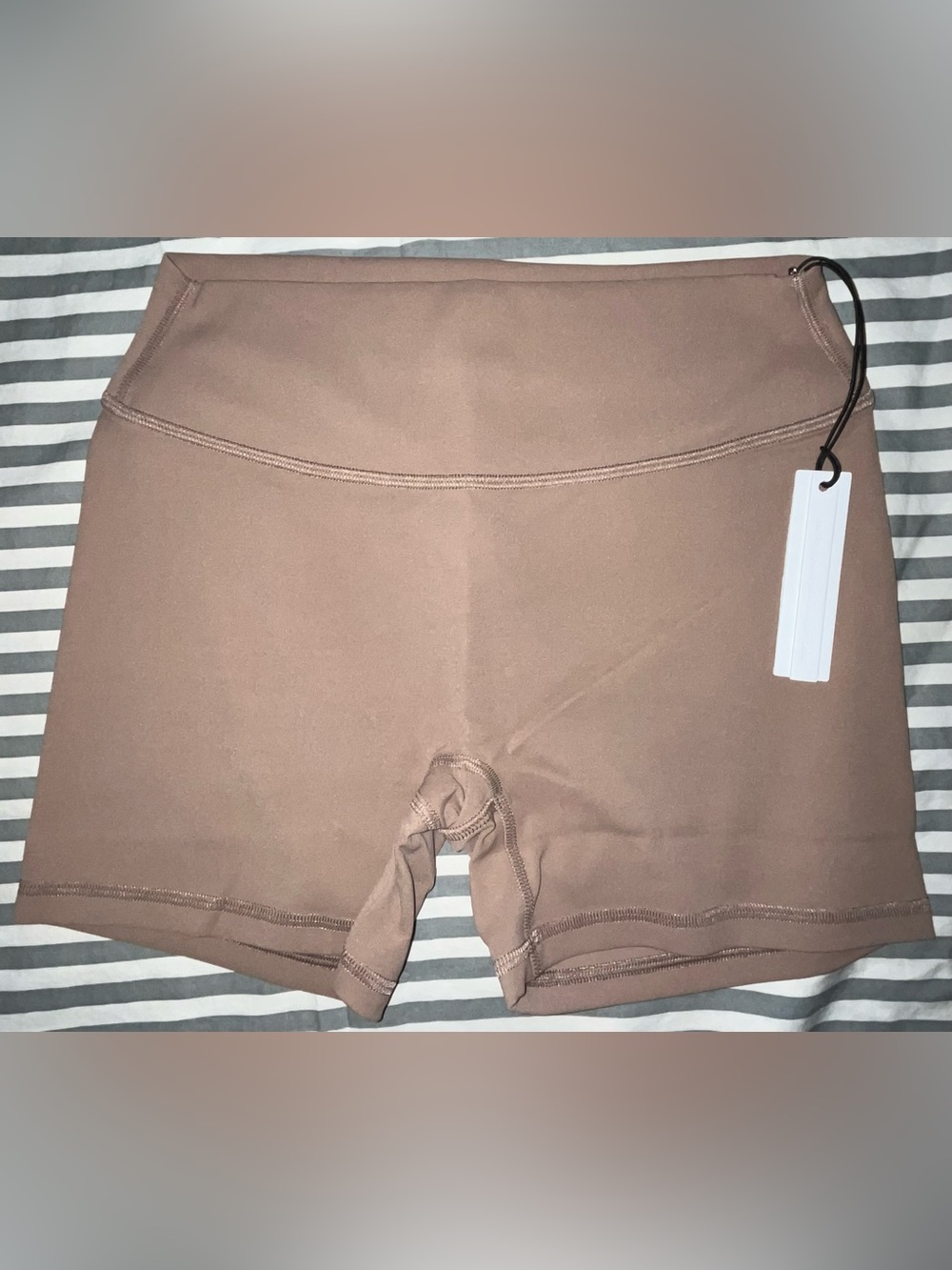 Paragon Recstretch Low Rise SculptSeam Plus Short 4” Tanlines Sz M